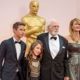 Laura Dern en famille - 87e c&eacute;r&eacute;monie des Oscars &agrave; Los Angeles le 22 f&eacute;vrier 2015 