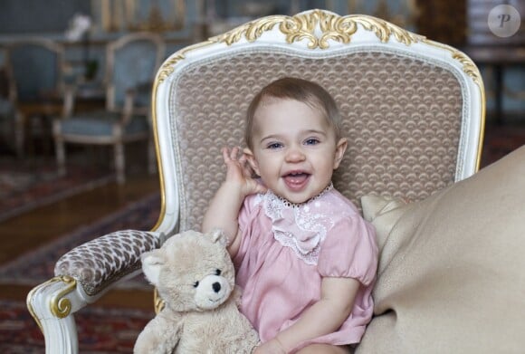 La princesse Leonore de Suède prise en photo pour son 1er anniversaire, fêté le 20 février 2015