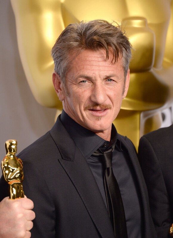 Sean Penn - Press Room lors de la 87ème cérémonie des Oscars à Hollywood, le 22 février 2015.