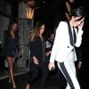 Kendall Jenner, Cara Delevigne et Jourdan Dunn quittent le restaurant Mr Chow à Londres. Le 22 février 2015.
