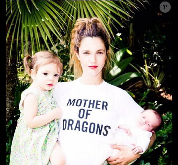 Sur son compte Instagram l'actrice américaine Drew Barrymore a ajouté une photo le 12 juin 2014.