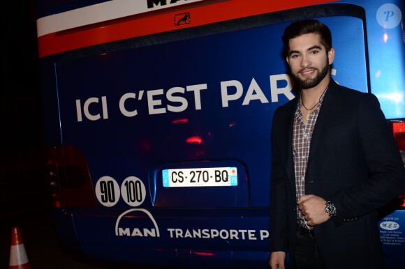 Exclusif - Kendji Girac à la soirée de gala de la Fondation Paris Saint-Germain, à Paris le 27 janvier 2015.