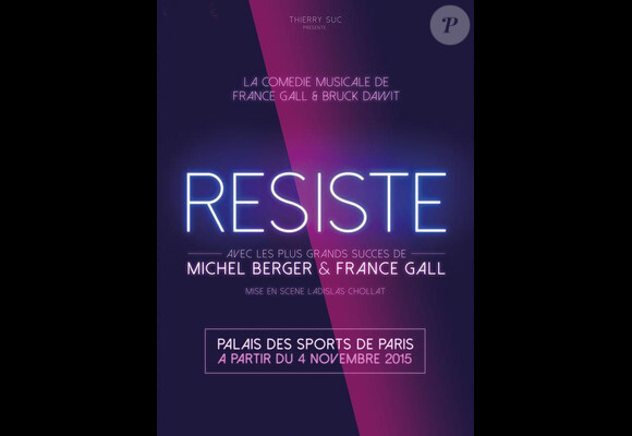 La comédie musicale Résiste débutera le 17 juin 2015 à l'Opéra de Lille avant d'investir le Palais des Sports de Paris du 4 au 29 novembre 2015, puis de partir en tournée dans toute la France du 9 janvier au 28 mai 2016.
