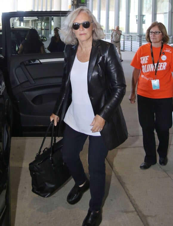 Glenn Close arrive a l'aeroport de Toronto, pour le festival du film. Le 6 septembre 2013