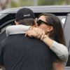 Exclusif - Nick Lachey et sa femme Vanessa Minnillo, très amoureux, vont dîner au restaurant à Studio City, le 25 février 2015.
