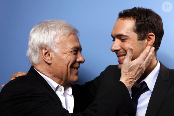 Archive - Guy Bedos et son fils Nicolas Bedos en 2011