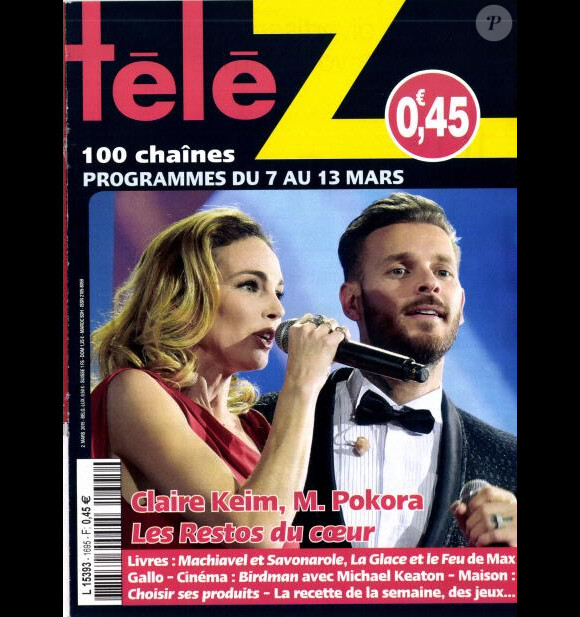 Magazine Télé Z en kiosques le 2 mars 2015.