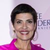 Cristina Cordula - Lancement de la campagne de sensibilisation Octobre Rose pour la recherche contre le cancer du sein au Palais National de Chaillot avec l'illumination de la Tour Eiffel en rose, à Paris le 7 octobre 2014.