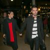 Cheryl et son mari Jean-Bernard Fernandez-Versini à la Gare du Nord en partance pour Londres après avoir assisté au défilé haute couture Ralph & Russo à Paris, le 29 janvier 2015.