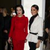 Cheryl Fernandez-Versini et Dita Von Teese au défilé haute couture Ralph & Russo à Paris, le 29 janvier 2015.