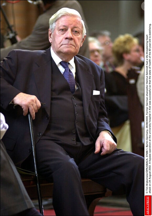 Helmut Schmidt à Kiel en 2002. 
