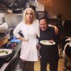 Lady Gaga dîne chez le couturier Azzedine Alaïa à Paris, le 5 mars 2015.