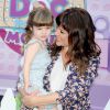 Tiffani Thiessen et sa fille Harper Smith au "Disney Doc Mobile Tour" à New York, le 21 aout 2013.
