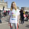 Natalia Vodianova a participé au " Semi-Marathon de Paris 2015 " à Paris, le 8 mars 2015.
