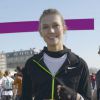Karlie Kloss a participé au " Semi-Marathon de Paris 2015 " à Paris, le 8 mars 2015.