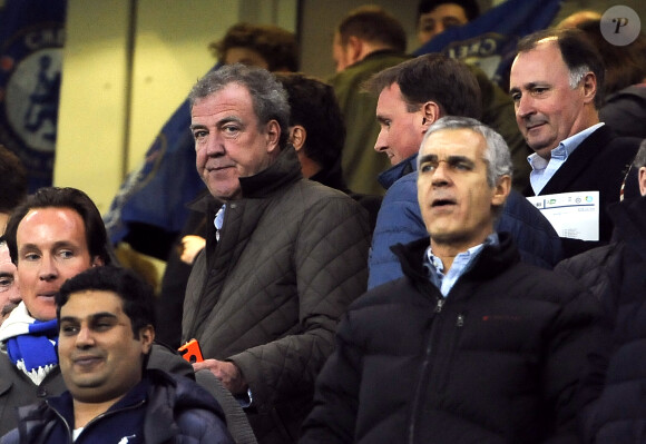 Jeremy Clarkson lors du match de Ligue des Champions entre Chelsea et le PSG à Stamford Bridge à Londres, le 11 mars 2015
