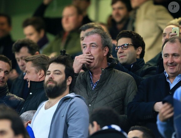 Jeremy Clarkson lors du match de Ligue des Champions entre Chelsea et le PSG à Stamford Bridge à Londres, le 11 mars 2015