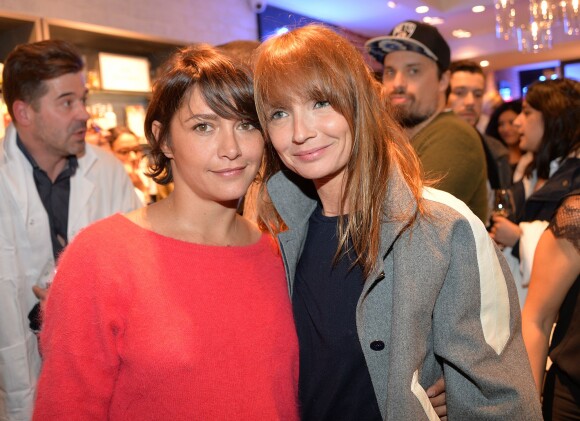 Emma de Caunes et Axelle Laffont - Soirée de réouverture de la boutique Kiehl's rue des Francs Bourgeois à Paris le 12 mars 2015