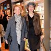 Nicole Garcia et Valérie Bonneton - Soirée de réouverture de la boutique Kiehl's rue des Francs Bourgeois à Paris le 12 mars 2015