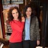 Laurence Roustandjee et Aïda Touihri - Soirée de réouverture de la boutique Kiehl's rue des Francs Bourgeois à Paris le 12 mars 2015
