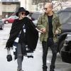 Exclusif - Ashlee Simpson (enceinte) et son mari Evan Ross en pleine séance de shopping à Los Angeles Le 07 Février 2015   