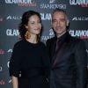 Eros Ramazzotti et sa femme Marica Pellegrinelli - Soirée des "Glamour Awards" à Milan en Italie le 11 décembre 2014.