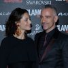 Eros Ramazzotti et sa femme Marica Pellegrinelli - Soirée des "Glamour Awards" à Milan en Italie le 11 décembre 2014.