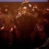 Kanye West interprète All Day (feat. Theophilus London, Allan Kingdom et Paul McCartney) aux Brit Awards 2015. Yeezy utilise cette performance comme premier clip officiel de sa chanson. Mars 2015.