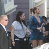 Jennifer Lopez looks sur le tournage de l'émission American Idol à West Hollywood, Los Angeles, le 19 mars 2015