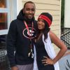 Nick Gorgon a ajouté une photo de sa petite amie Bobbi Kristina sur son compte Twitter, le 2 novembre 2013