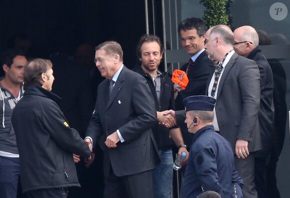 Philippe Candeloro de retour à Paris le 14 mars 2015 après le drame de Dropped en Argentine.