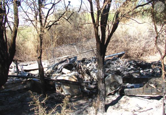 Image sur le site du drame de Dropped, survenu le 9 mars 2015 dans la province argentine de La Rioja.