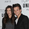 Louis Tomlinson et Eleanor Calder à Londres, le 17 fevrier 2013. 