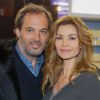 Ingrid Chauvin et son mari Thierry Peythieu au salon du livre à la porte de Versailles à Paris le 22 mars 2015.