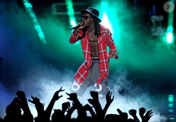 Lil Wayne aux BET Awards 2014. Los Angeles, le 29 juin 2014.