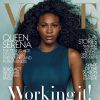 Serena Williams en couverture du numéro d'avril 2015 du magazine Vogue. Photo par Annie Leibovitz.