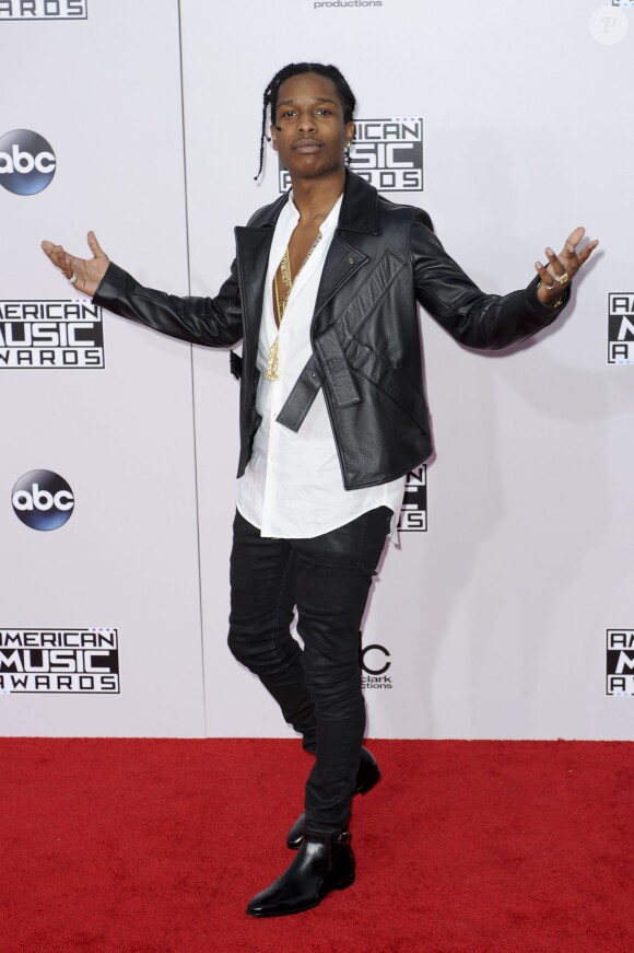 A$AP Rocky aux American Music Awards 2014 à Los Angeles, le 23 novembre 2014.