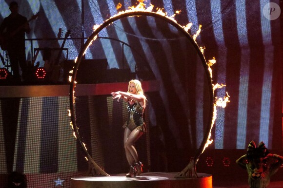 Exclusif - Britney Spears en concert au Planet Hollywood à Las Vegas le 15 février 2015. 