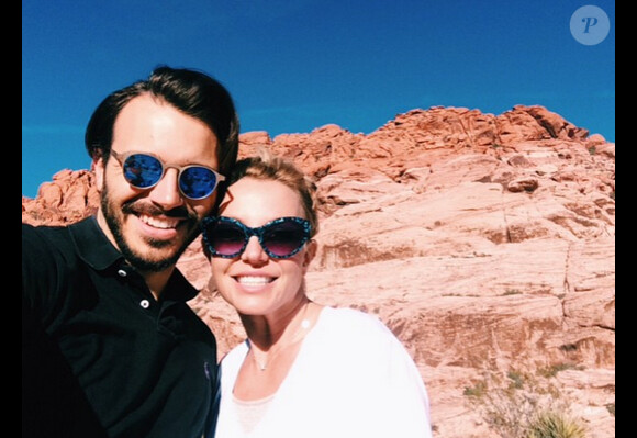 Britney Spears avec son amoureux Charlie Ebersol, sur Instagram le 10 novembre 2014