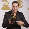 DJ Tiesto, winner of Best Remixed Recording, Non-Classical for All Of Me poses backstage during the 57th Grammy Awards at Staples Center in Los Angeles, CA, USA, on February 8, 2015. Photo by Phil McCarten/UPI/ABACAPRESS.COM09/02/2015 - Los Angeles
