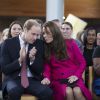 Kate Middleton, enceinte de huit mois, et le prince William ont assisté le 27 mars 2015, à Gypsy Hill, à une démonstration de l'association XLP en faveur des jeunes défavorisés, à l'église du Christ.