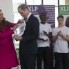 Kate Middleton, enceinte de huit mois, et le prince William ont assisté le 27 mars 2015, à Gypsy Hill, à une démonstration de l'association XLP en faveur des jeunes défavorisés, à l'église du Christ.