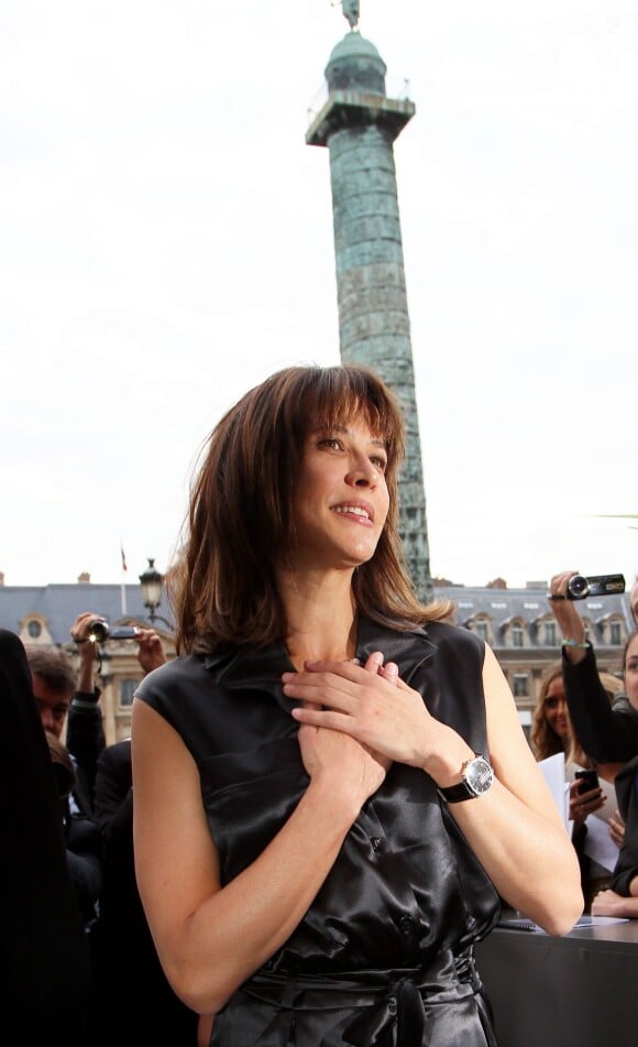 Sophie Marceau à Paris le 6 juillet 2011
