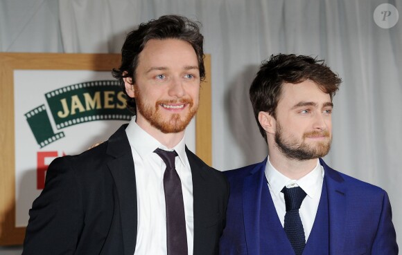 James McAvoy, Daniel Radcliffe - Soirée des "Jameson Empire Film Awards 2015" à Londres, le 29 mars 2015.
