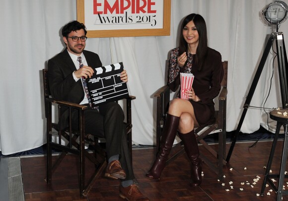 Simon Bird et Gemma Chan - Soirée des "Jameson Empire Film Awards 2015" à Londres, le 29 mars 2015.