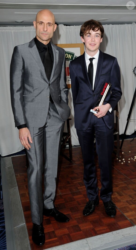 Mark Strong et Alex Lawther - Soirée des "Jameson Empire Film Awards 2015" à Londres, le 29 mars 2015.