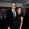Simon Pegg et sa femme Maureen - Soirée des "Jameson Empire Film Awards 2015" à Londres, le 29 mars 2015.