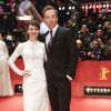 Damian Lewis et sa femme Helen McCrory à la Première du film "Queen of the Desert" lors du 65ème festival du film de Berlin, la Berlinale, le 6 février 2015. 