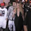 Semi-Exclusif - Khloe Kardashian et French Montana vont faire la fête au Dream Nightclub avec P.Diddy (Sean Combs) à Miami, le 29 mars 2015. 