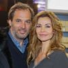 Ingrid Chauvin et son mari Thierry Peythieu au salon du livre à la porte de Versailles à Paris le 22 mars 2015.
